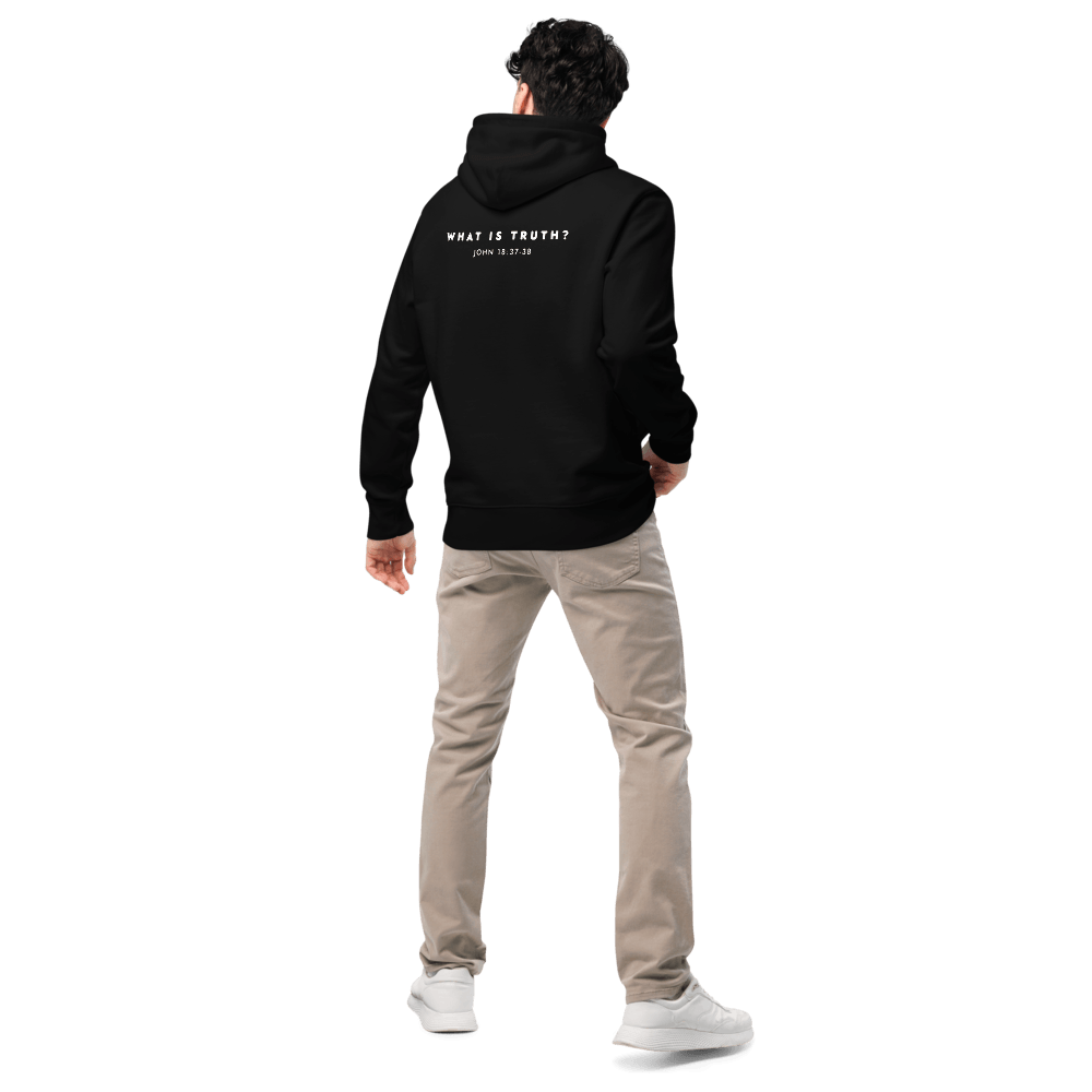 What Is Truth? Oversized Unisex Hoodie 100% Organic Cotton